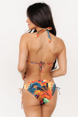 Tulum Ruched Bikini Bottom | Multi Print