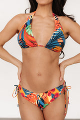 Tulum Ruched Bikini Bottom | Multi Print